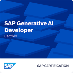 SAP Certified - SAP Generative AI Developer